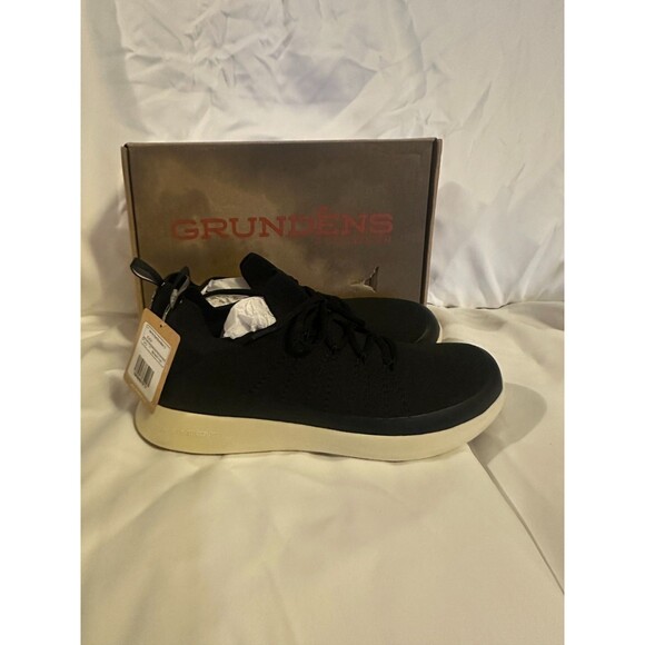 New Grundens Sea Knit Boat Shoe-Black Mens Size 13 Knit Slip On main image 4